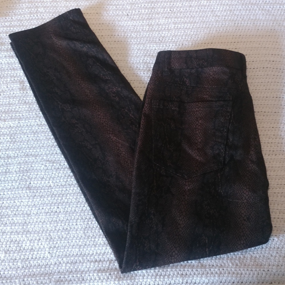 Liverpool Stitch Fix Snake Skin Print Pants Sz 12
